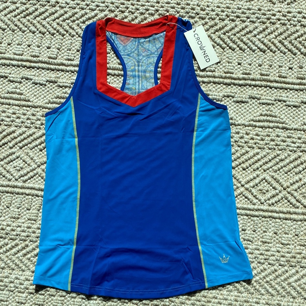 Crowned Athletics Fairest Heart Flow Tank